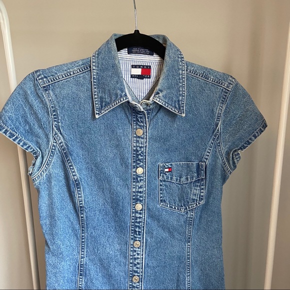 VINTAGE Tommy Hilfiger denim dress - Picture 2 of 4